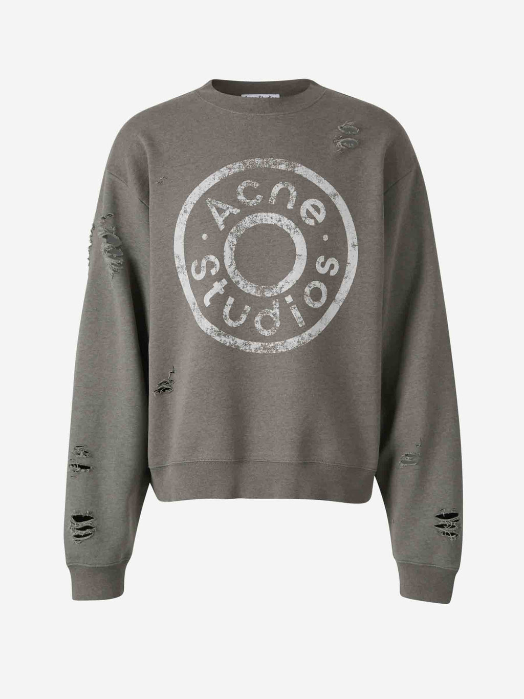 Unstitched Logo Sweatshirt Acne studios – Гарантія оригінальності – боковий вид