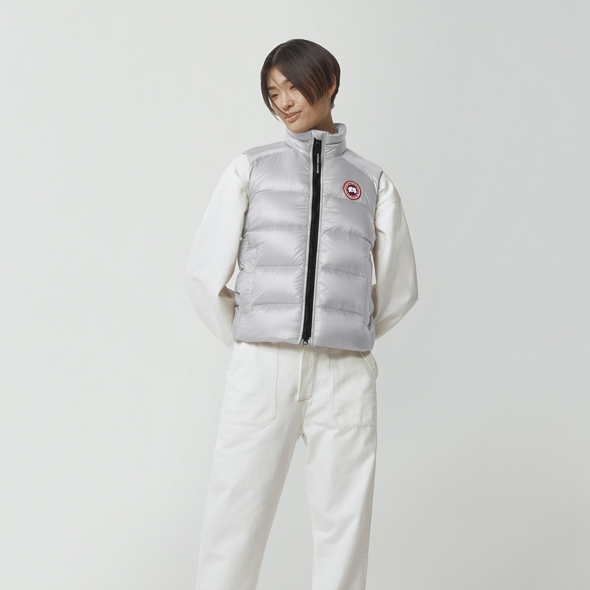 Womens Cypress Vest Silverbirch Canada goose оригінал – Купити в Україні – вид ззаду
