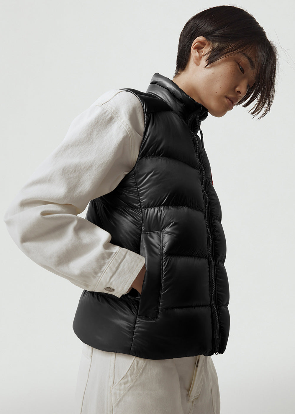Black Cypress Down Vest Canada goose оригінал – Купити в Україні – вид ззаду