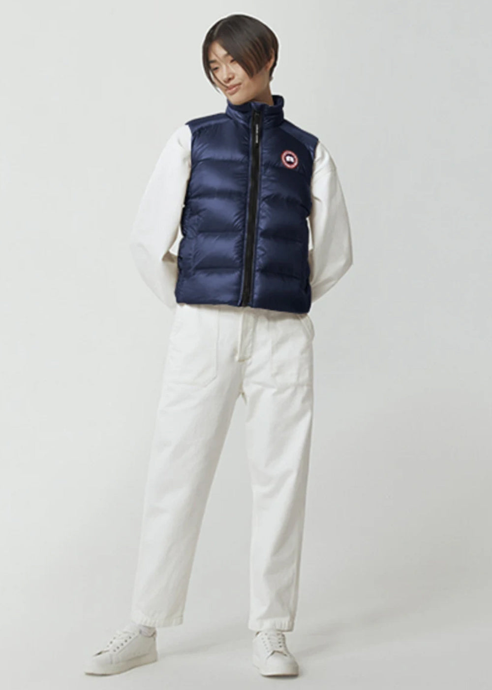 Оригінальна Navy Cypress Down Vest Canada goose – вид ззаду