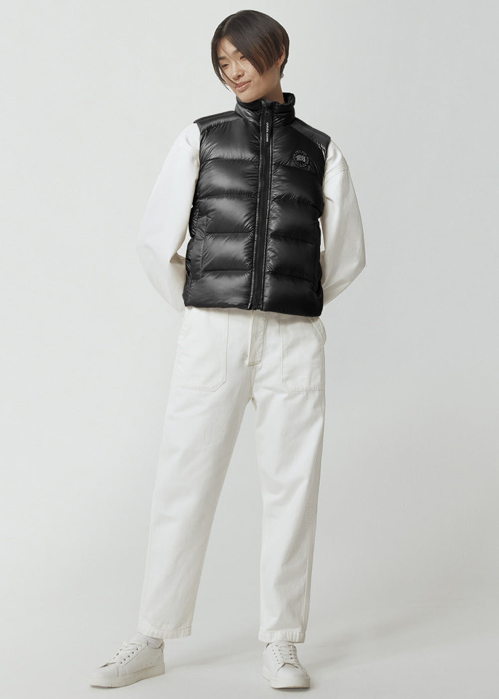 Black Cypress Down Vest Canada goose оригінал – Купити в Україні – вид ззаду