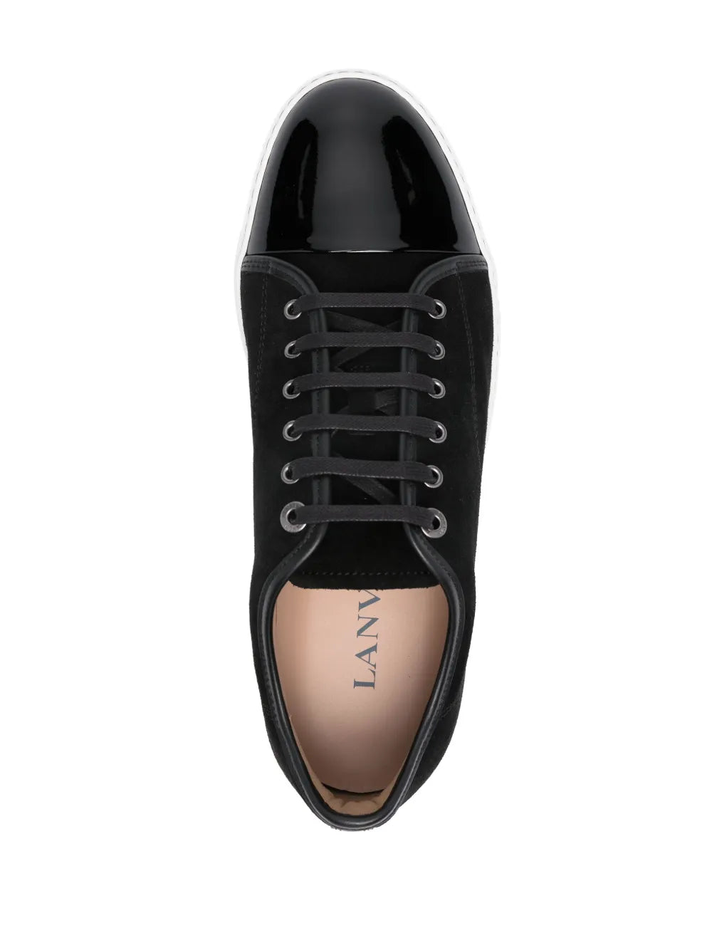 Оригінальна Dbb1 Leather Sneakers Lanvin – вид ззаду