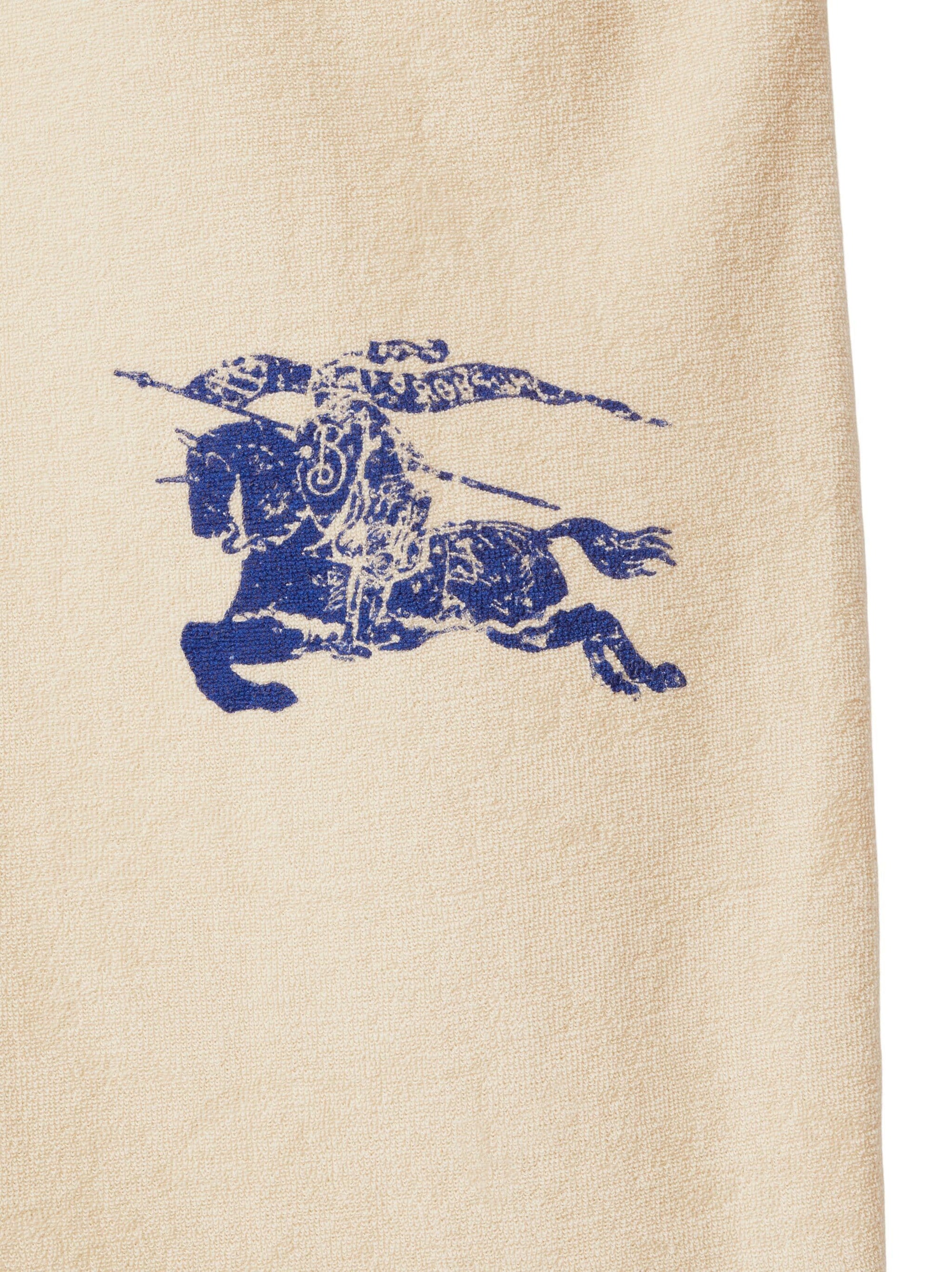 Logo-Jacquard Towelling-Finish T-Shirt Burberry оригінал – Купити в Україні – збільшений вид