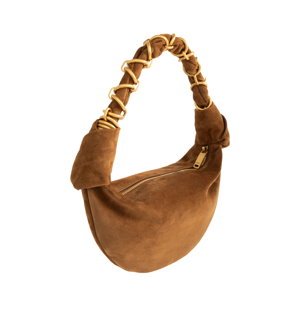Amalia Mini Hobo Bag Saint laurent оригінал – Купити в Україні – вид ззаду
