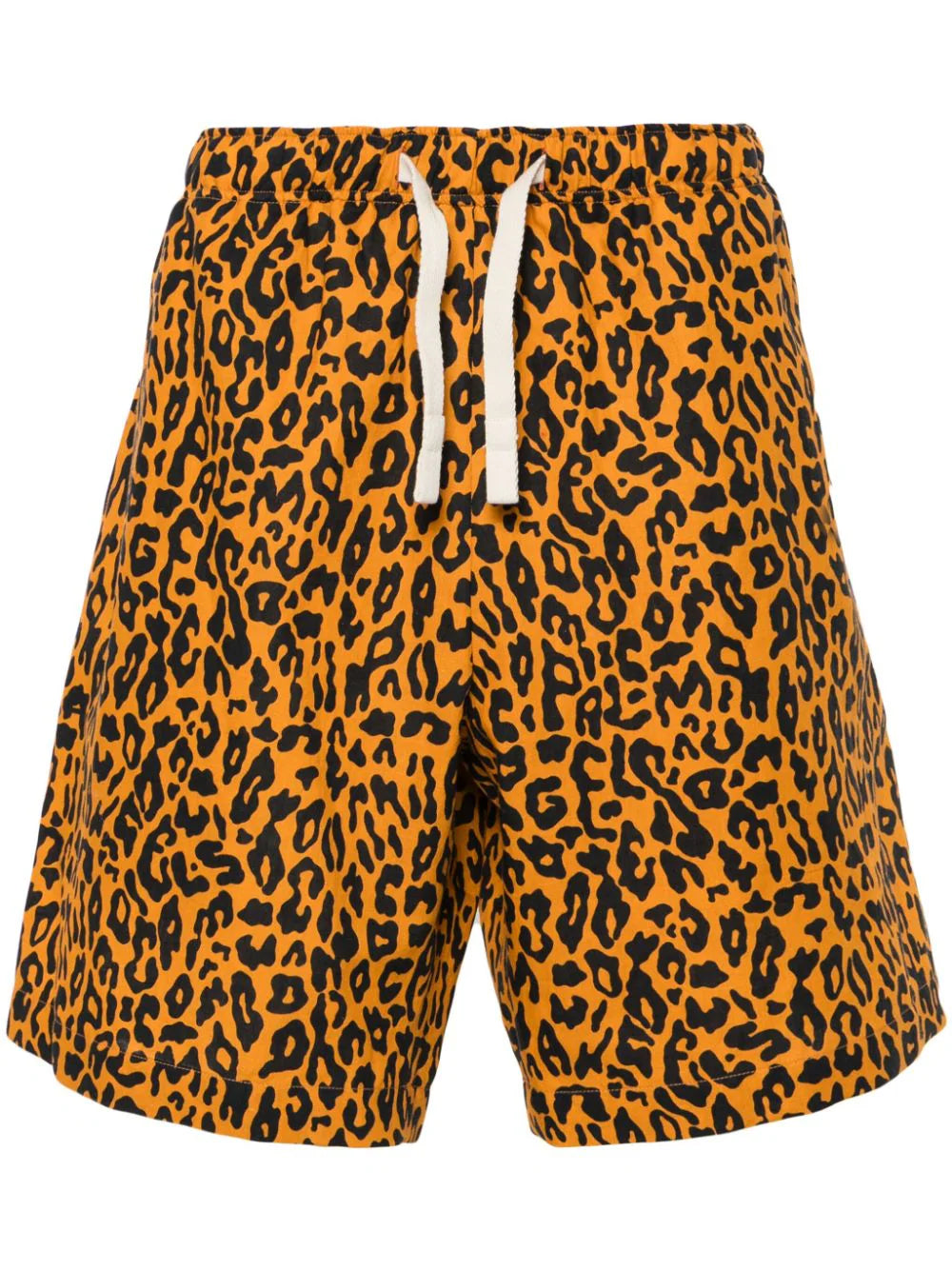 Leopard-Print Poplin Shorts Palm angels оригінал – Купити в Україні – боковий вид