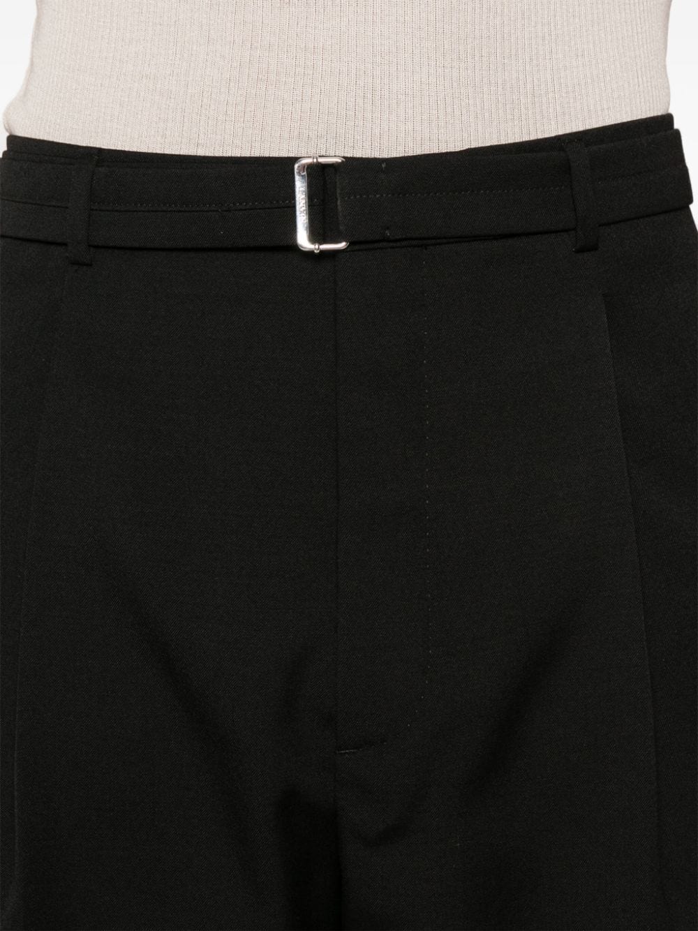 Pleat-Detail Wool Trousers Lanvin – Гарантія оригінальності – збільшений вид