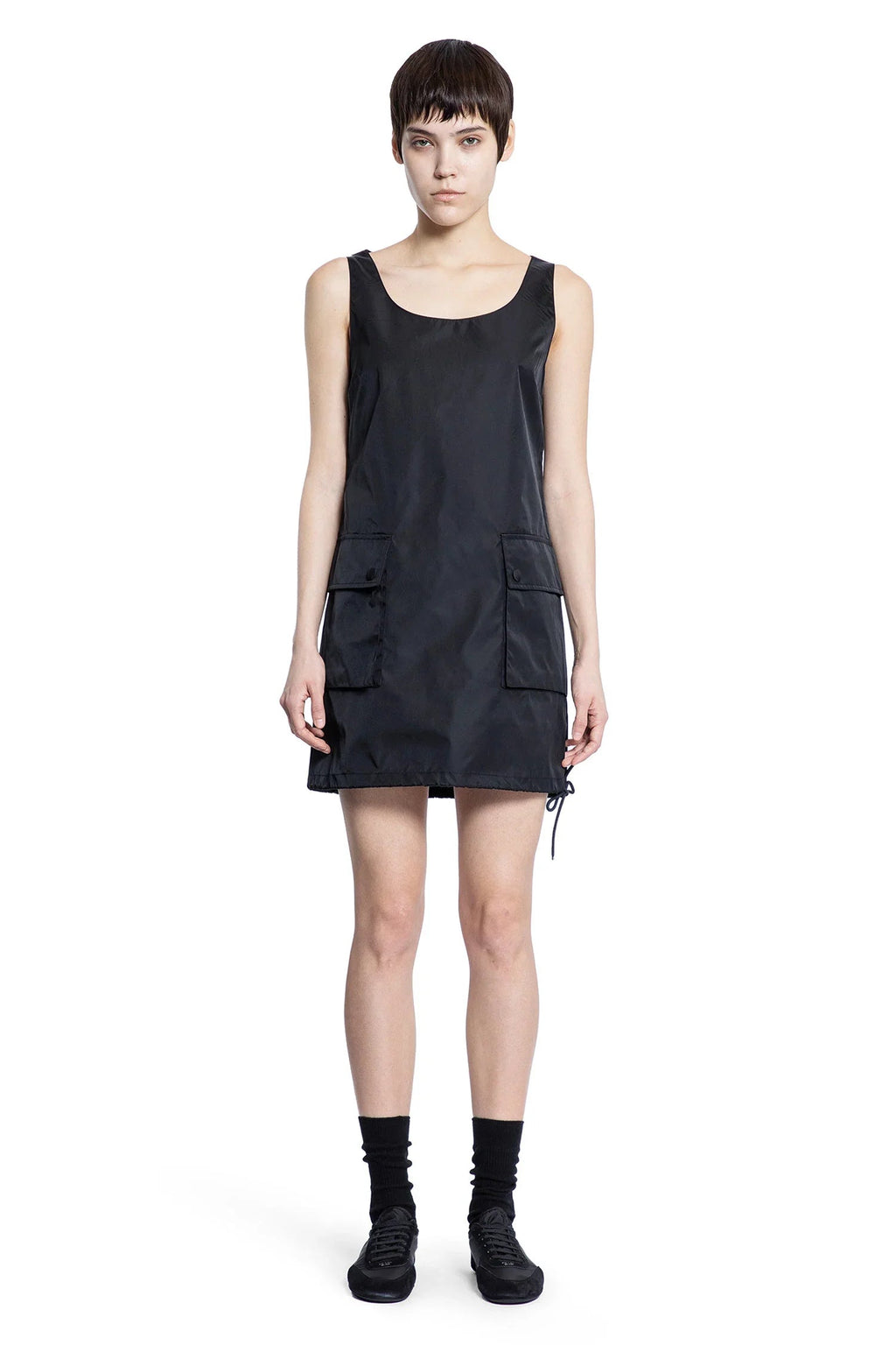 Re-Nylon Mini Dress Prada оригінал – Купити в Україні – вид ззаду