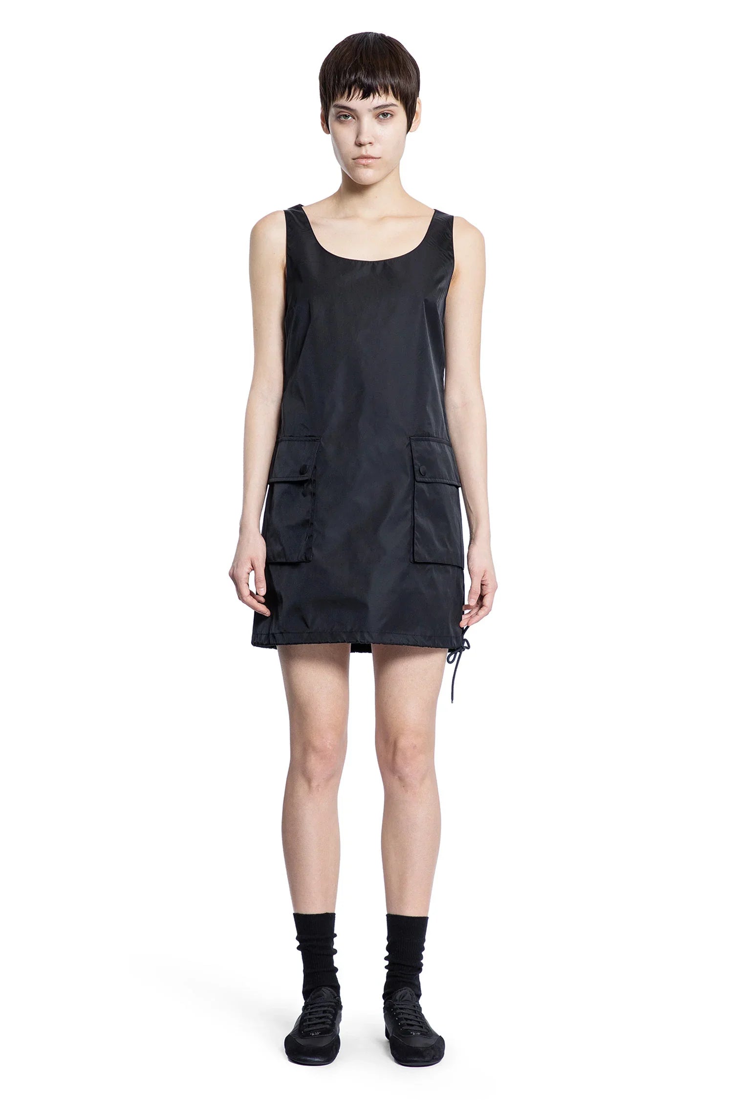 Re-Nylon Mini Dress Prada оригінал – Купити в Україні – вид ззаду