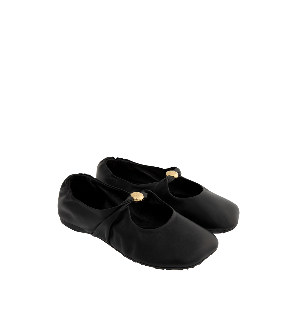 Оригінальна Pebble Soft Ballerina Flat Loewe – детальний вид