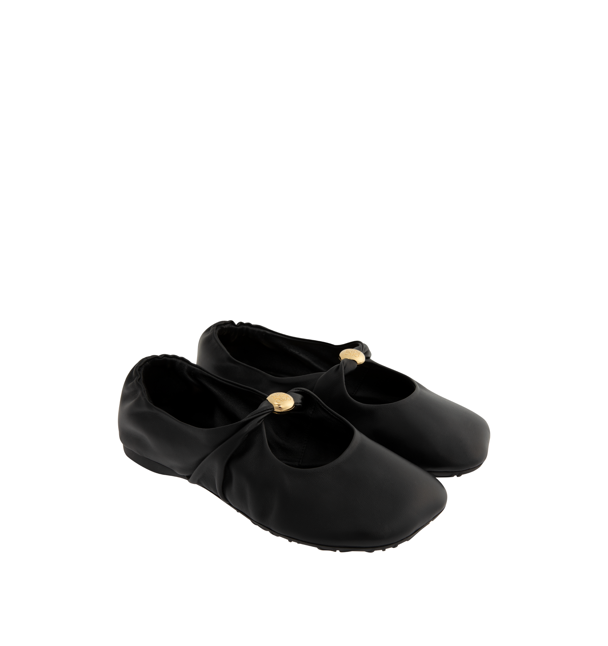 Оригінальна Pebble Soft Ballerina Flat Loewe – детальний вид