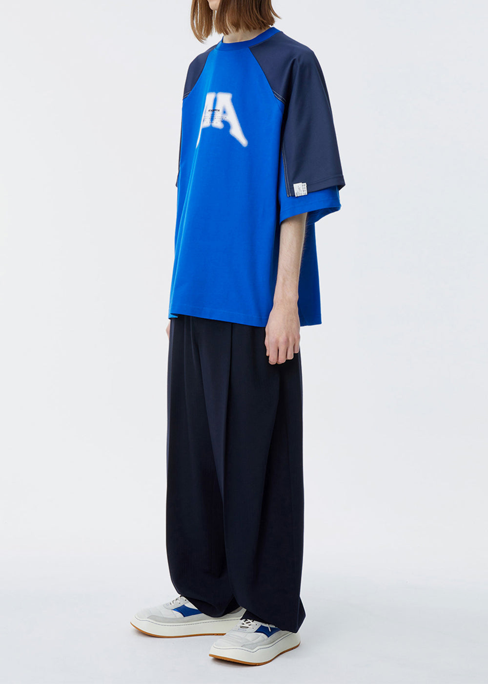 Blue Nolc Logo Raglan T-Shirt Ader error – Гарантія оригінальності – збільшений вид
