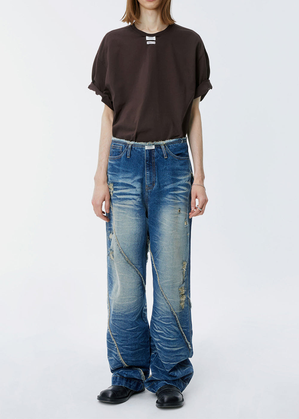 Оригінальна Brown Langle T-Shirt Ader error – детальний вид