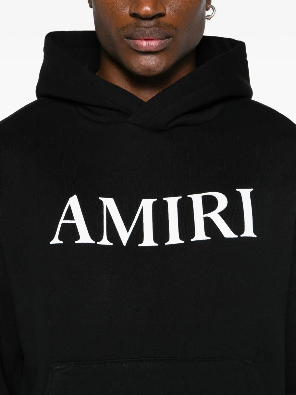 Оригінальна Logo-Lettering Cotton Hoodie Amiri – збільшений вид
