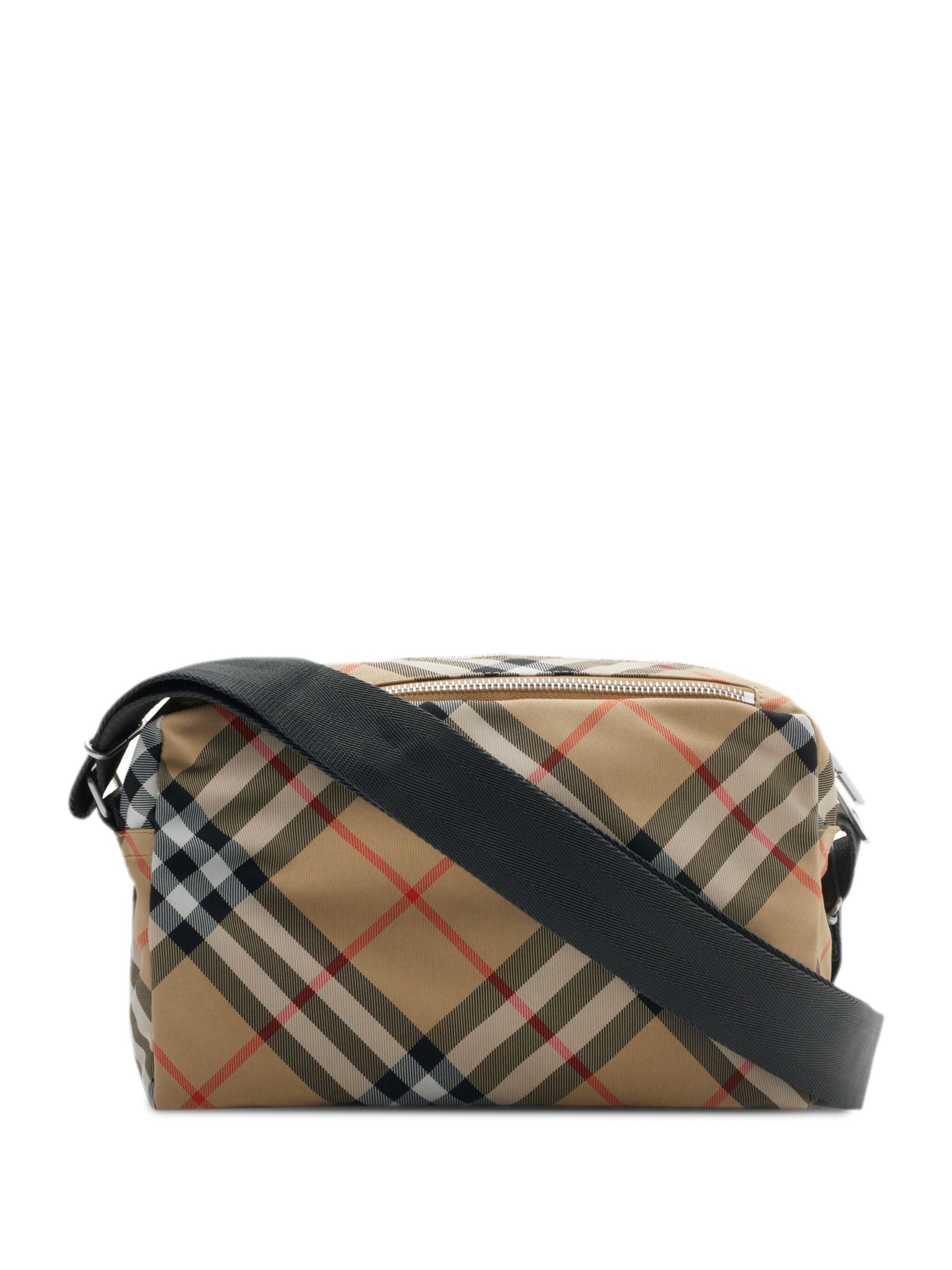 Vintage Check Messenger Bag Burberry – Гарантія оригінальності – вид ззаду
