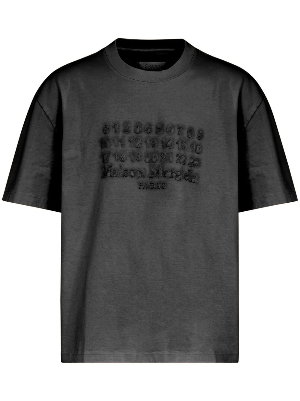 Оригінальна Logo-Embroidered Cotton T-Shirt Maison margiela – боковий вид