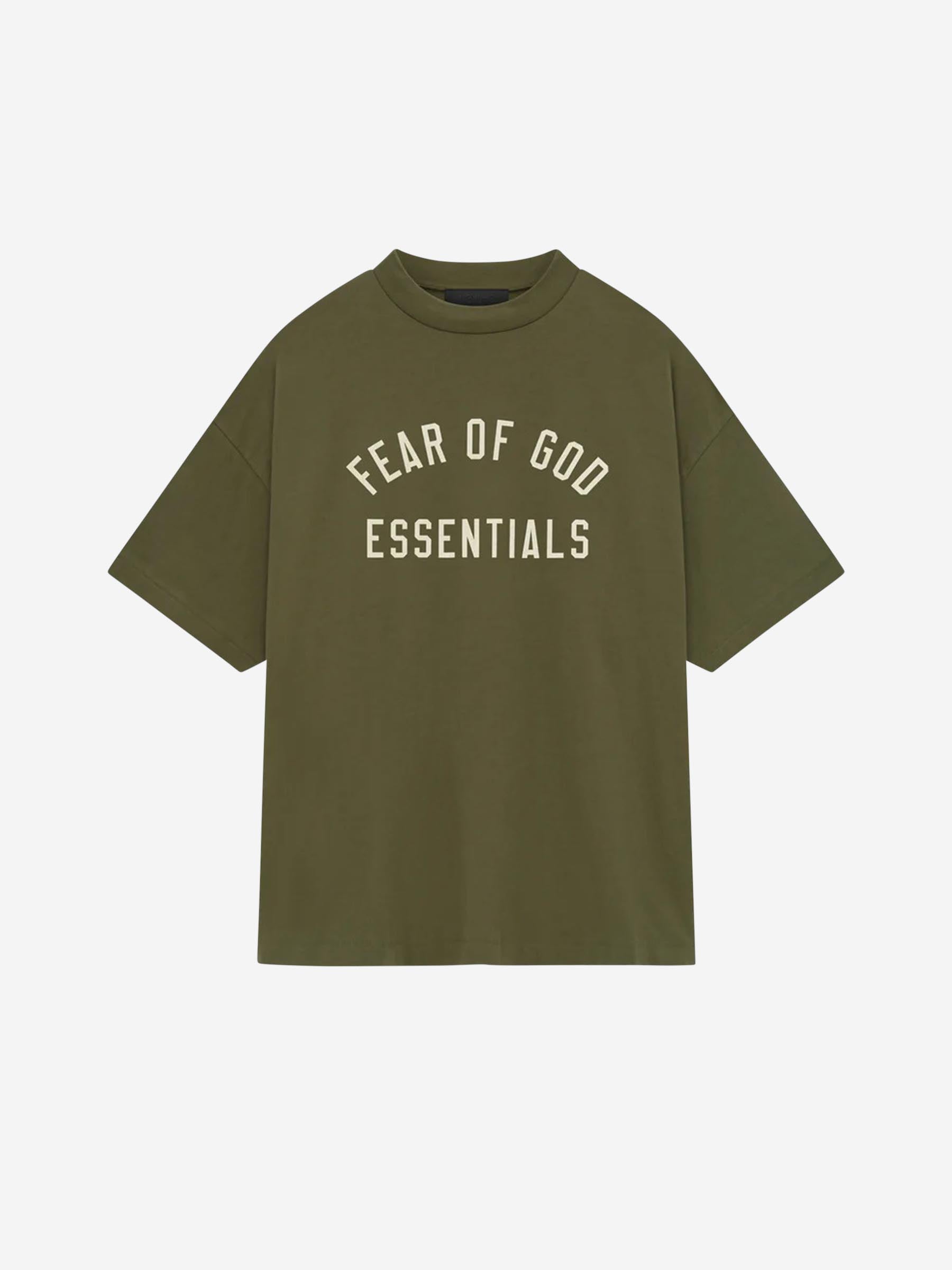Cotton Logo T-Shirt Fear of god оригінал – Купити в Україні – боковий вид
