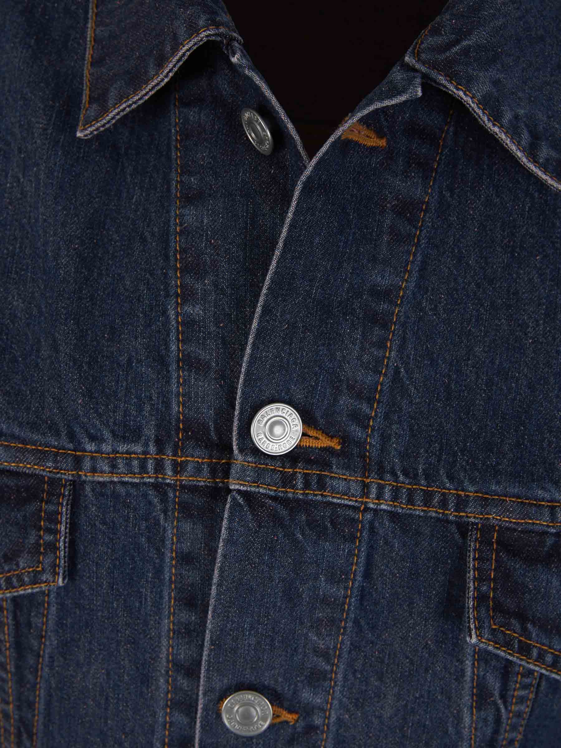 Cotton Denim Jacket Balenciaga оригінал – Купити в Україні – збільшений вид