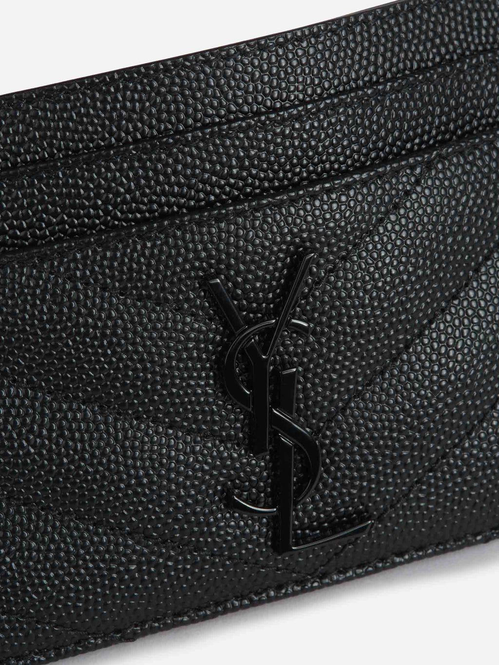 Оригінальна Grain De Poudre Leather Card Holder Saint laurent – збільшений вид