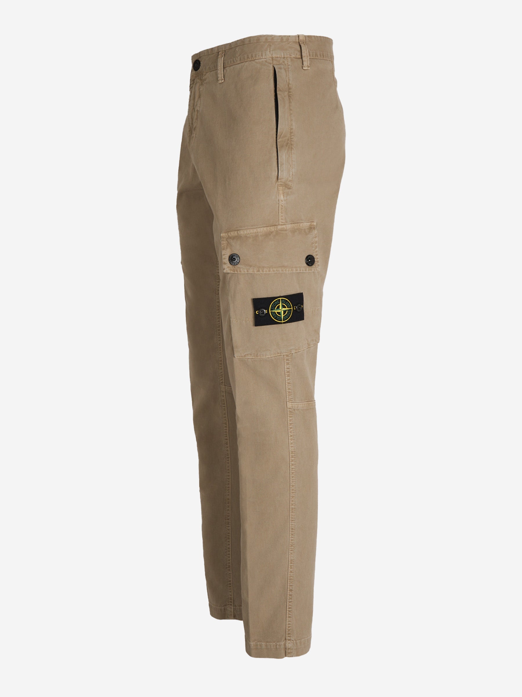 Cotton Cargo Trousers Stone island оригінал – Купити в Україні – вид ззаду