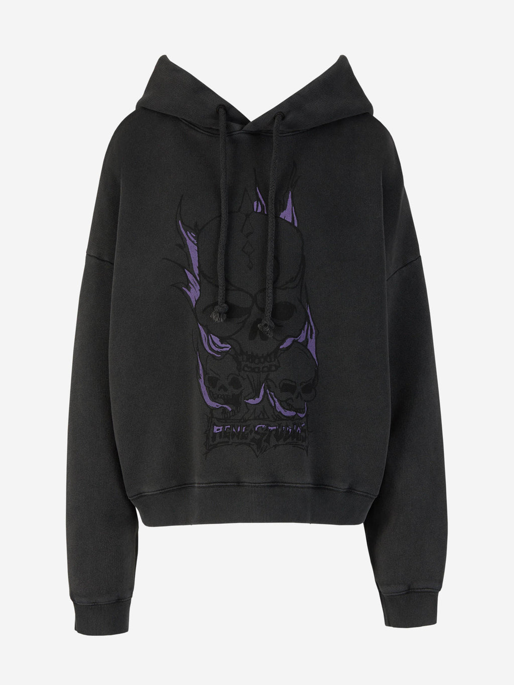 Hood Printed Sweatshirt Acne studios оригінал – Купити в Україні – боковий вид
