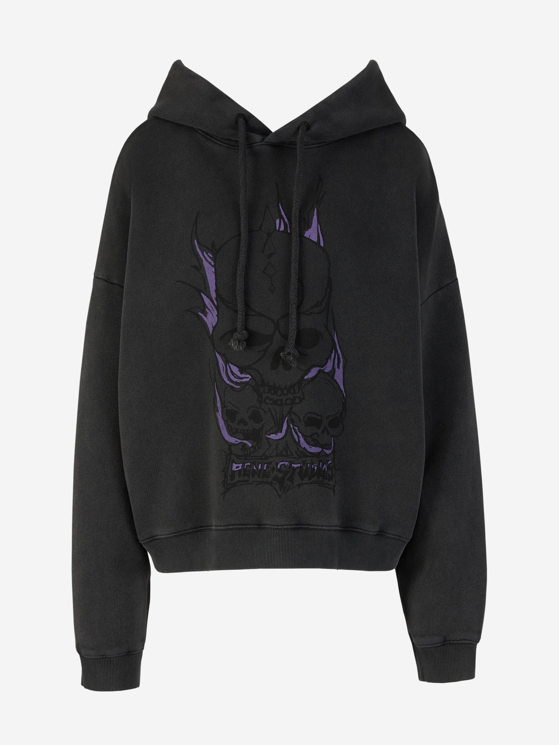 Hood Printed Sweatshirt Acne studios оригінал – Купити в Україні – боковий вид