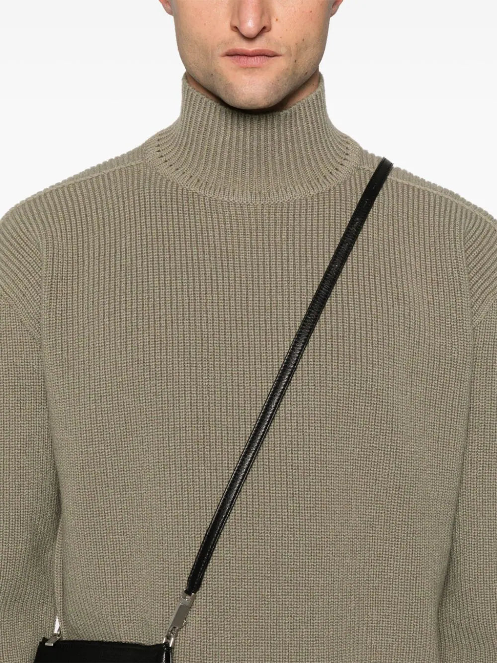 Оригінальна Roll-Neck Virgin-Wool Jumper Rick owens – збільшений вид