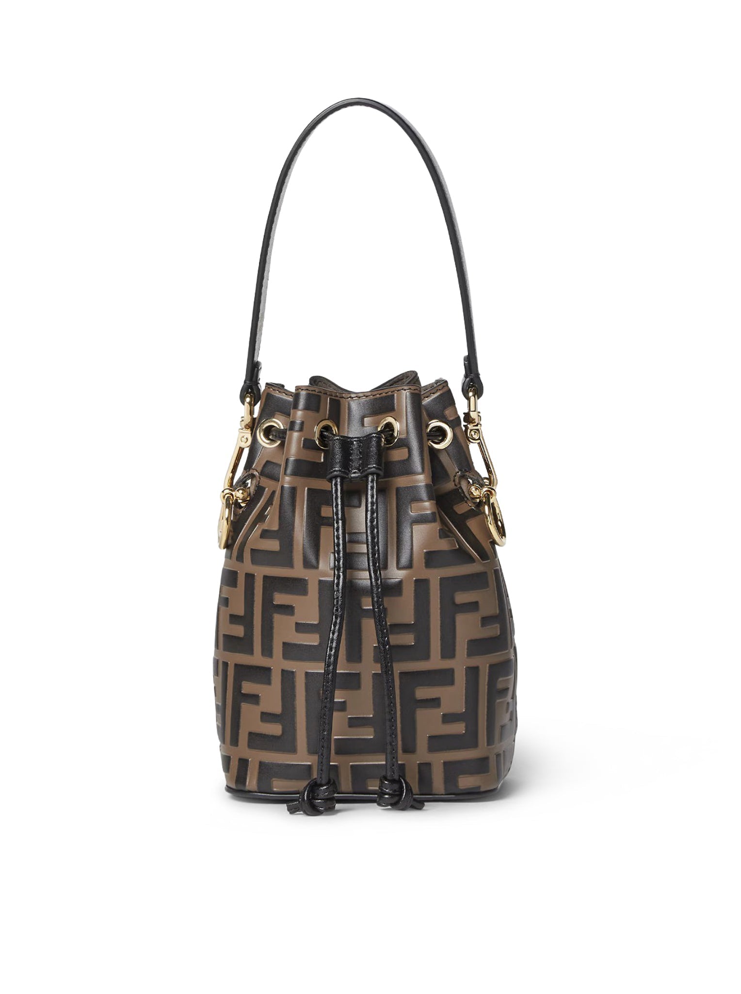 Оригінальна Minibag Mon Tresor In Leather Fendi – боковий вид