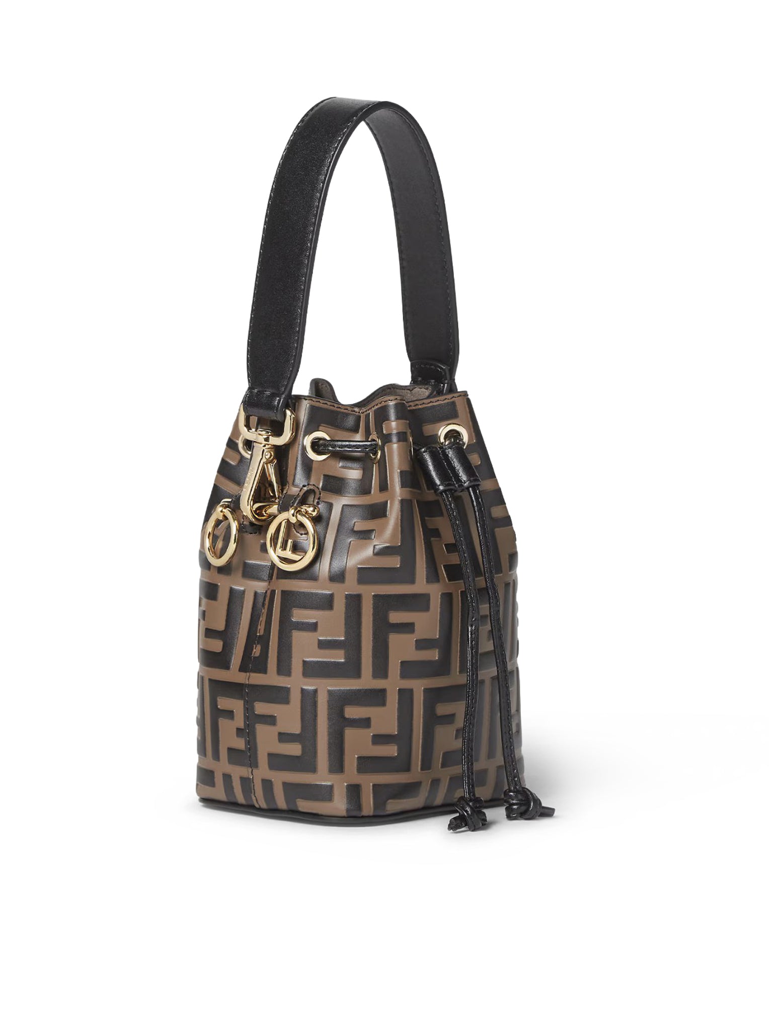 Оригінальна Minibag Mon Tresor In Leather Fendi – вид ззаду
