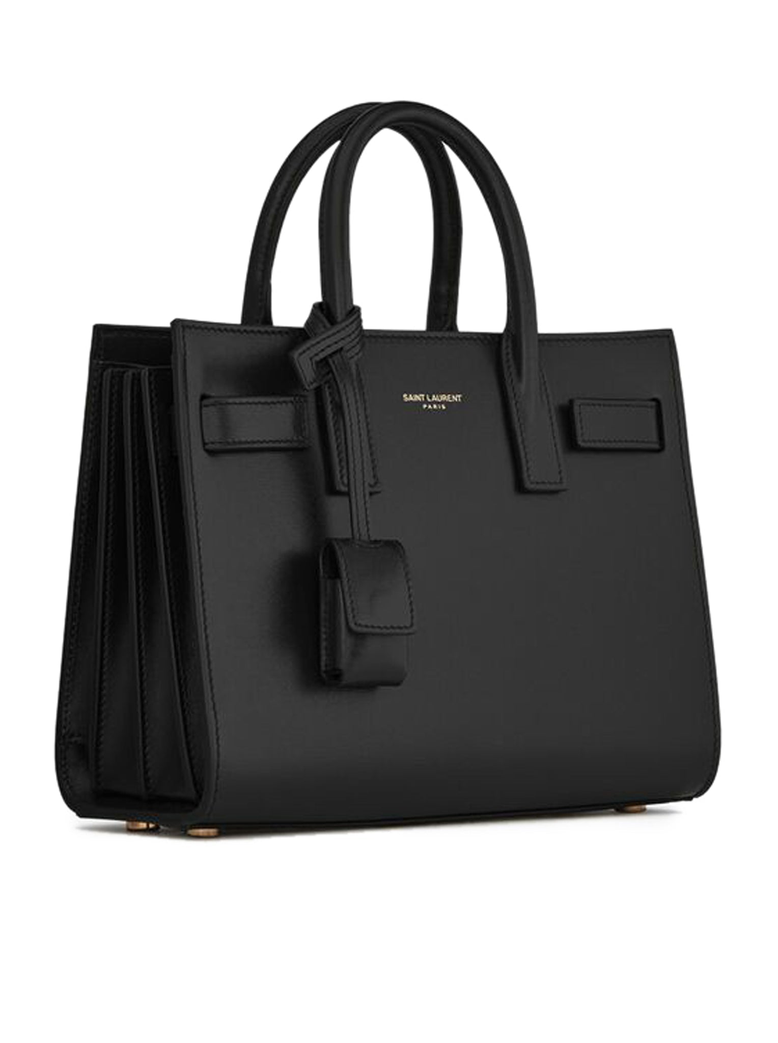 Оригінальна SMOOTH LEATHER SAC DE JOUR BAG - NANO SAINT LAURENT – вид ззаду
