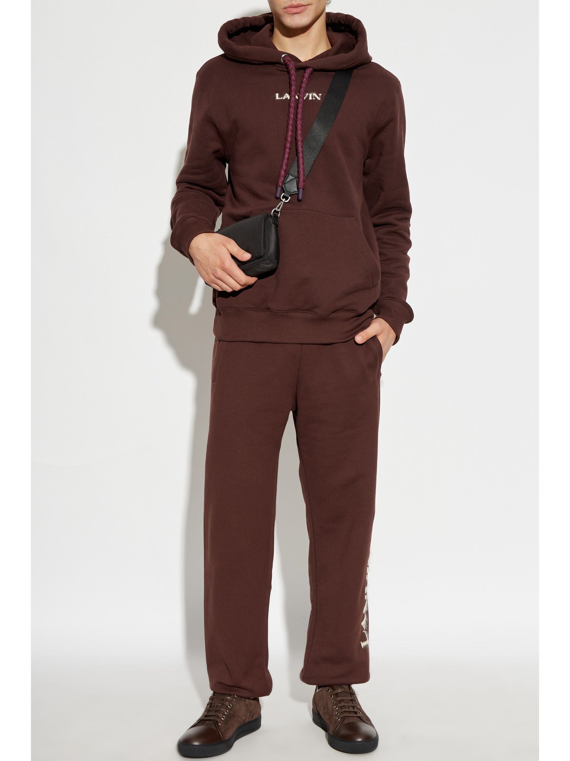 Logo-Embroidered Hoodie Lanvin – Гарантія оригінальності – вид ззаду