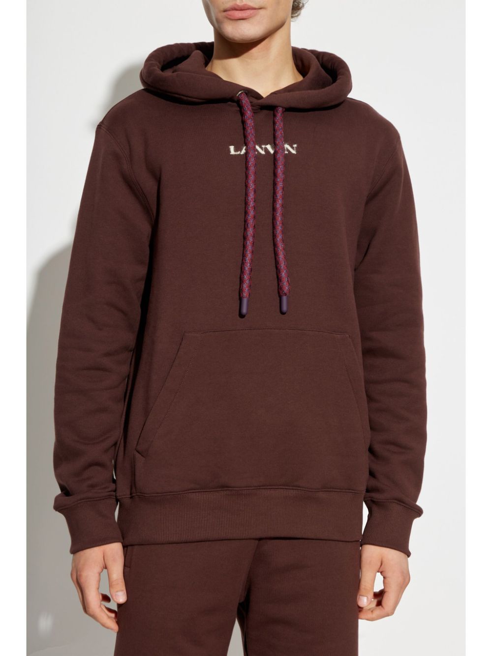 Logo-Embroidered Hoodie Lanvin – Гарантія оригінальності – детальний вид