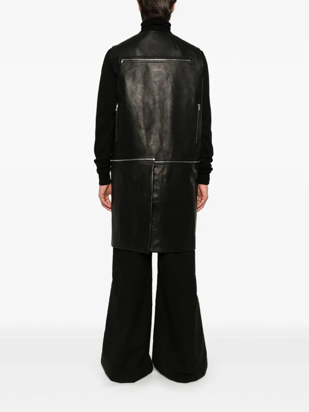 Utility Leather Vest Rick owens оригінал – Купити в Україні – збільшений вид