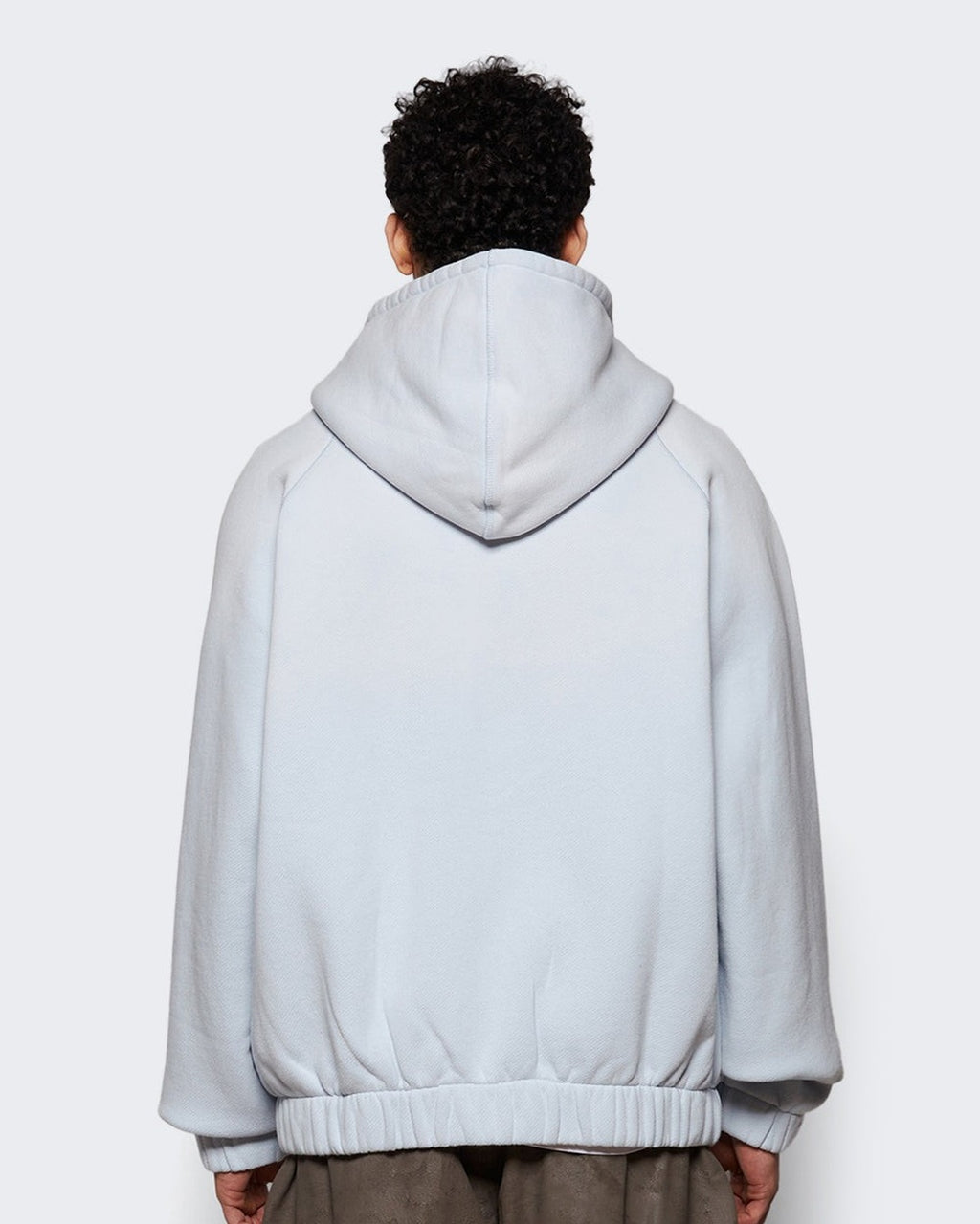 Community Ocean Washed Zipped Hoodie Blue Misbhv оригінал – Купити в Україні – вид ззаду