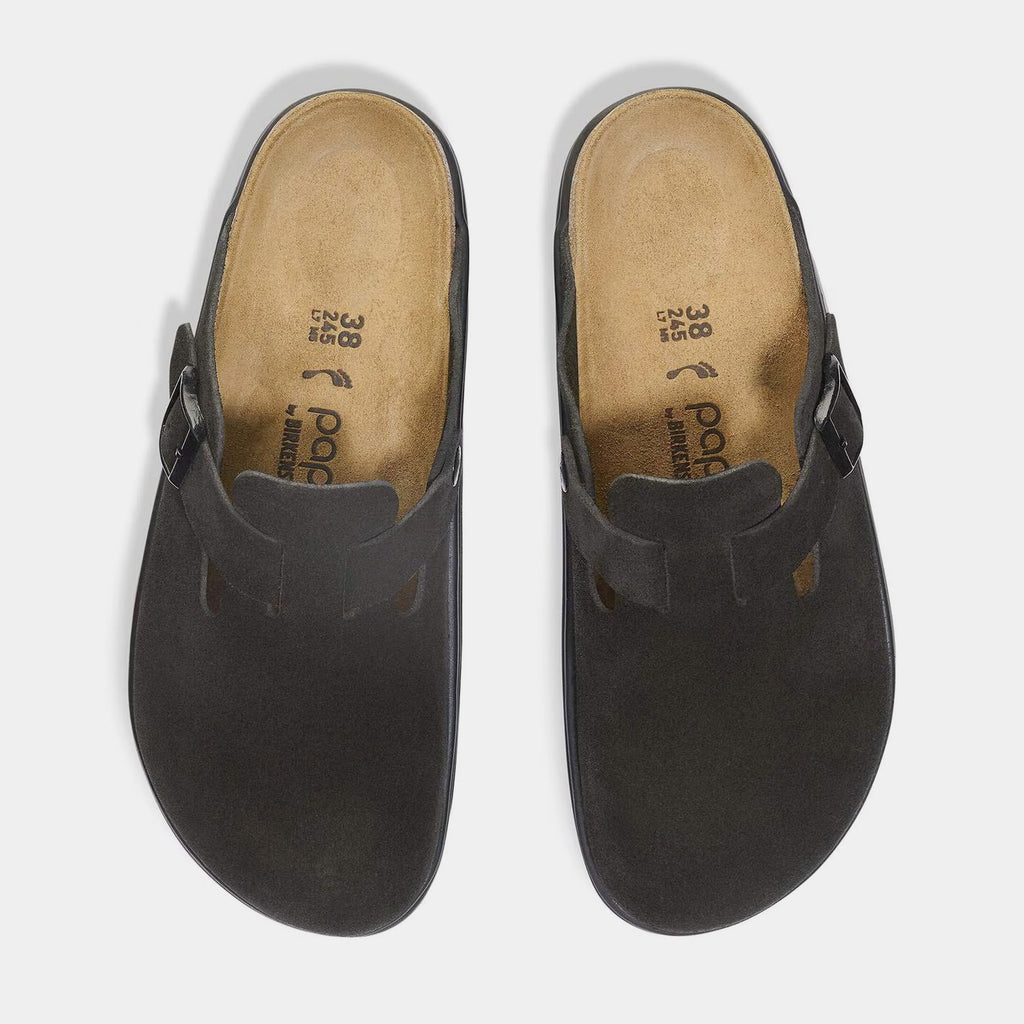 Boston Chuncky Suede Leather Womens Sandal Birkenstock – Гарантія оригінальності – вид ззаду