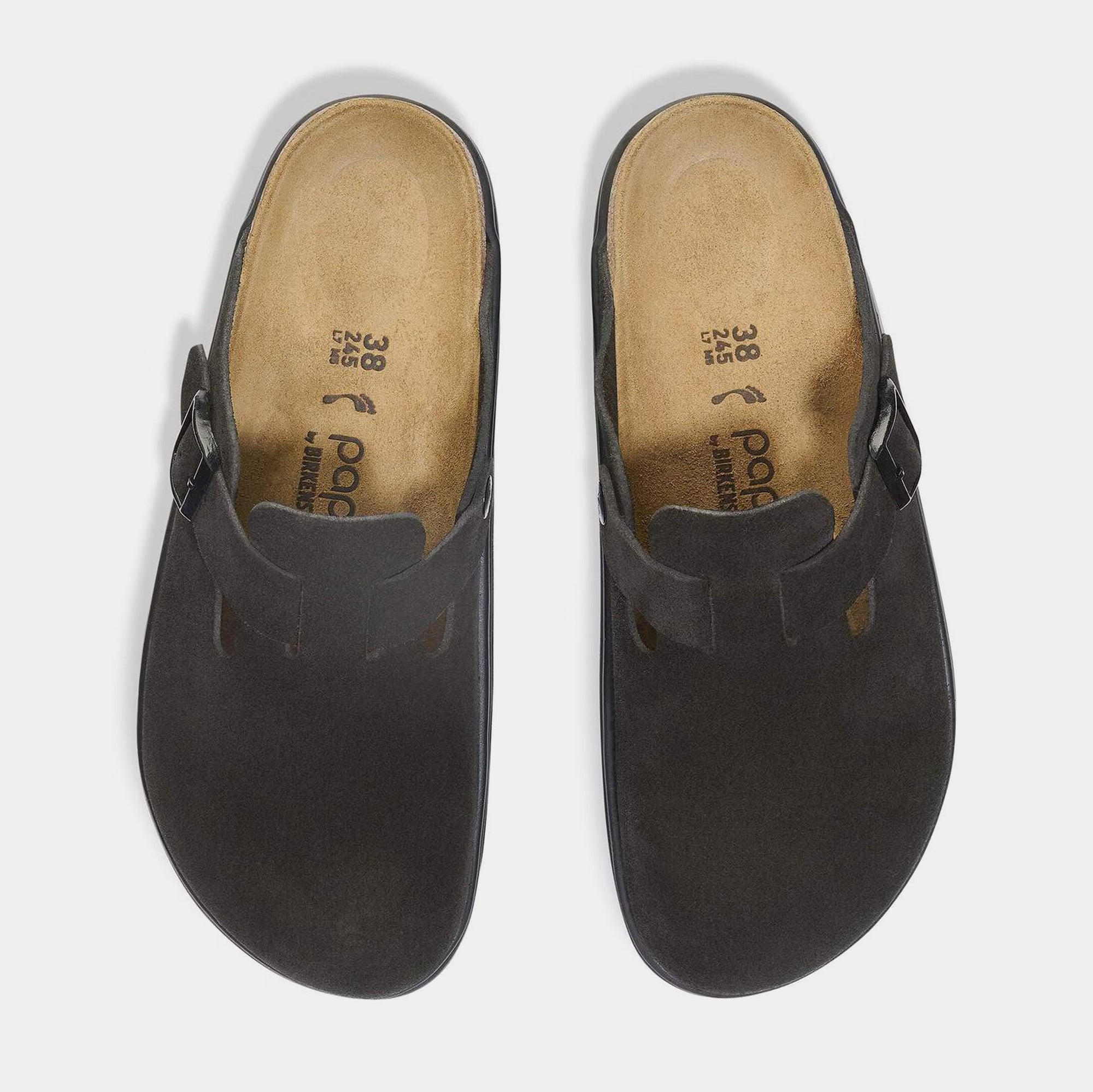 Boston Chuncky Suede Leather Womens Sandal Birkenstock – Гарантія оригінальності – вид ззаду - BIRKENSTOCK