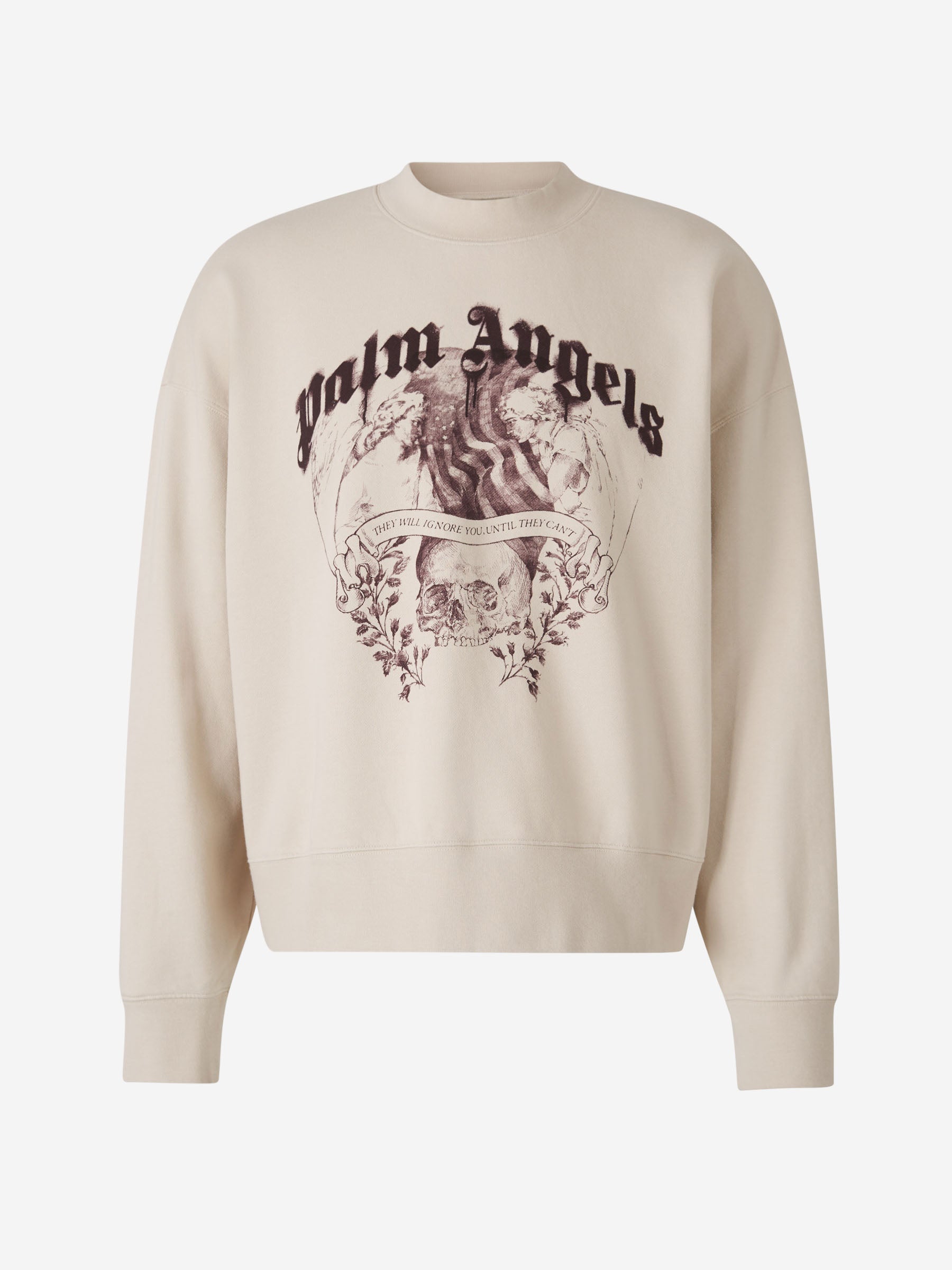 Illustration Motif Sweatshirt Palm angels – Гарантія оригінальності – боковий вид