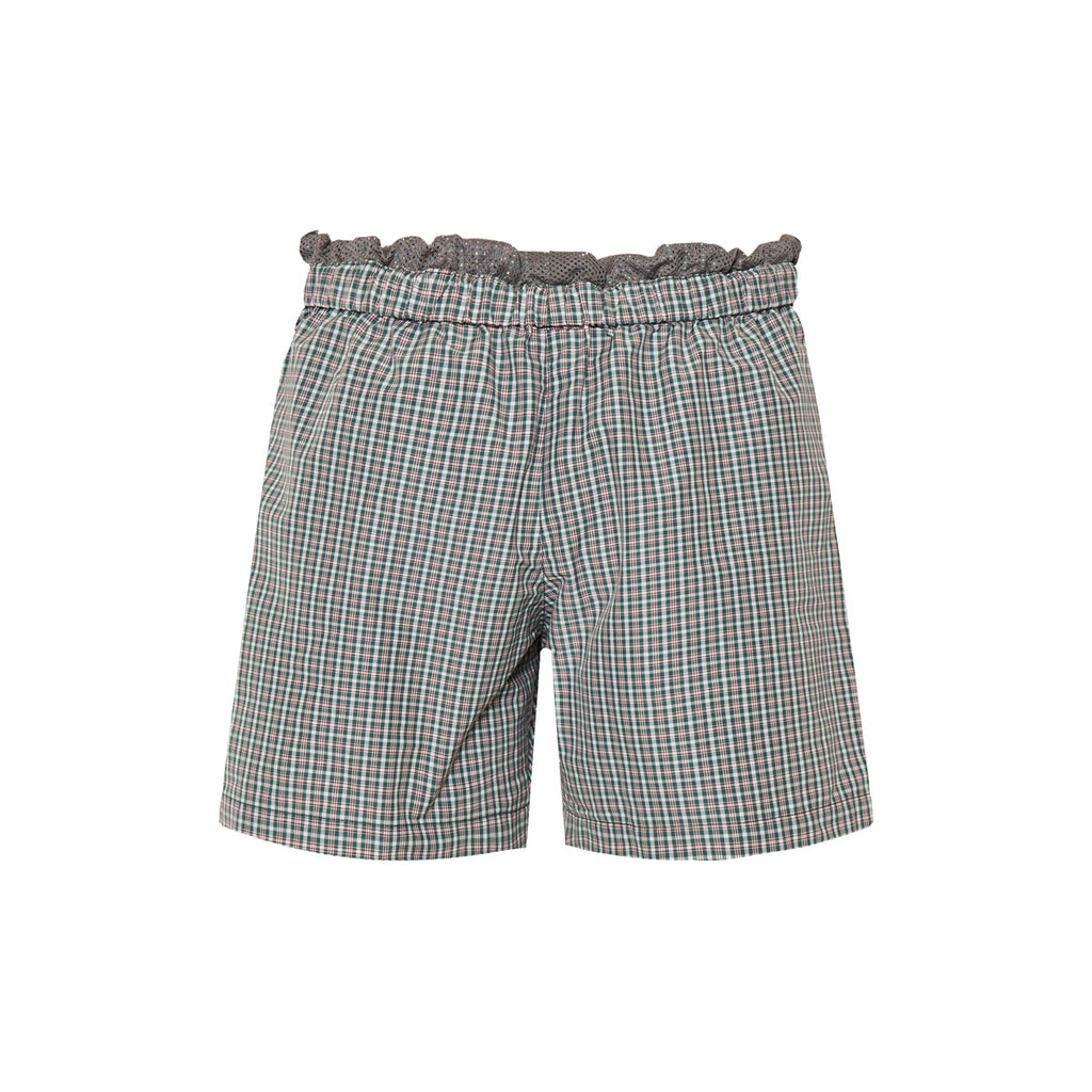 Checked Technical Fabric Bermudas Miu miu – Гарантія оригінальності – вид ззаду