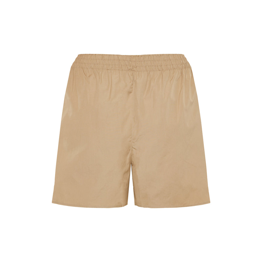 Оригінальна Logo Cotton Poplin Shorts Miu miu – вид ззаду