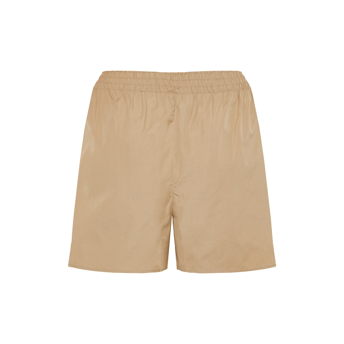 Оригінальна Logo Cotton Poplin Shorts Miu miu – вид ззаду