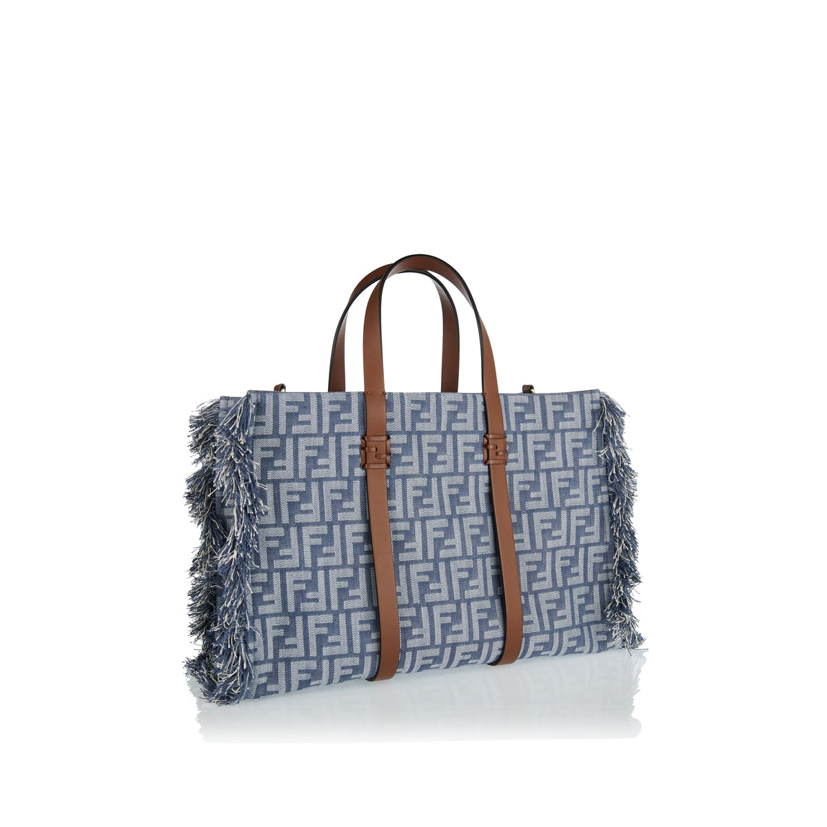 Оригінальна Summer Ff Jacquard Tote Fendi – вид ззаду