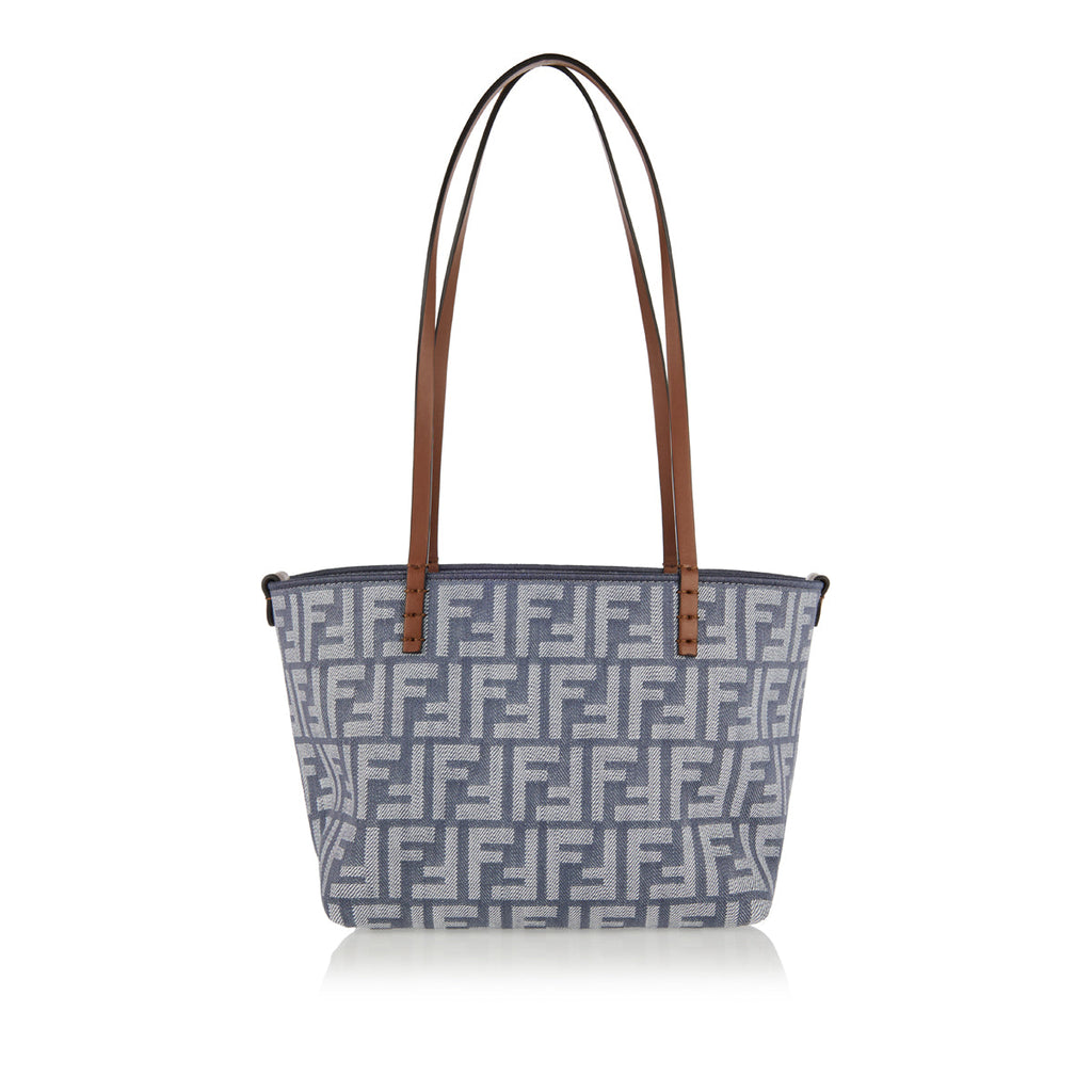 Roll Ff Jacquard Reversible Small Tote Fendi оригінал – Купити в Україні – боковий вид
