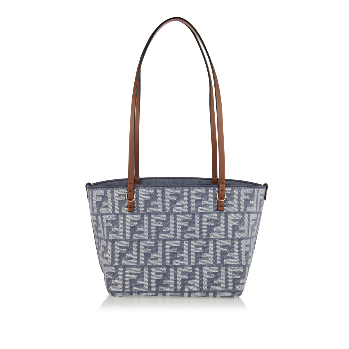 Roll Ff Jacquard Reversible Small Tote Fendi оригінал – Купити в Україні – збільшений вид