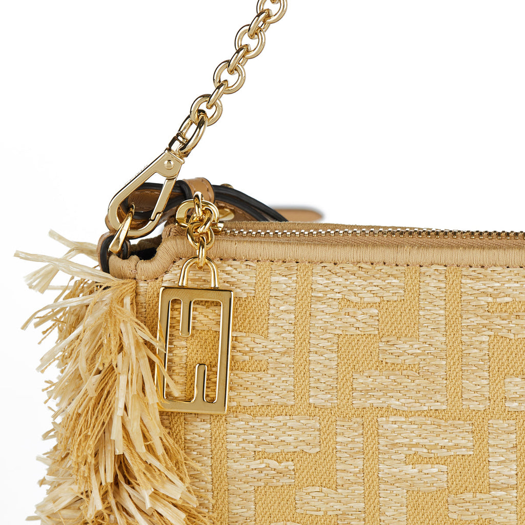 Baguette Raffia Ff Jacquard Pouch Fendi оригінал – Купити в Україні – збільшений вид