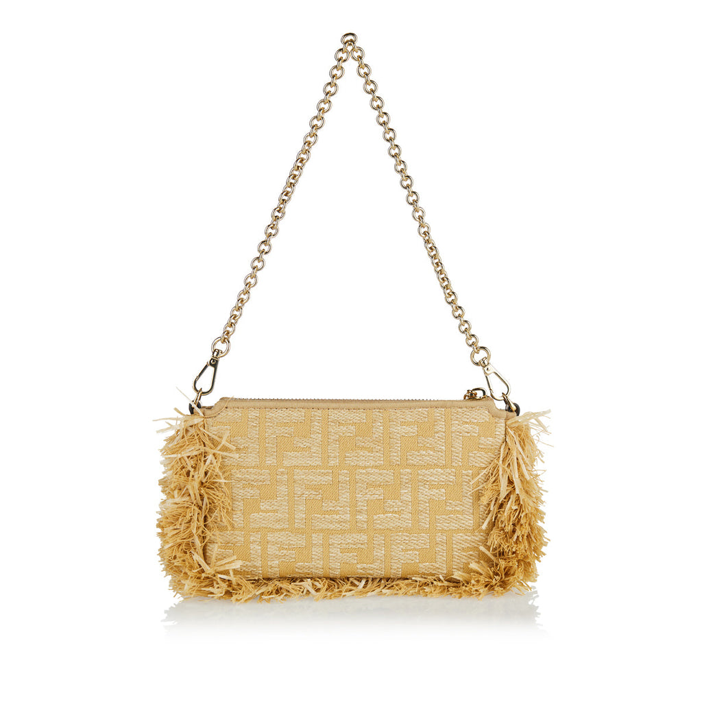 Baguette Raffia Ff Jacquard Pouch Fendi оригінал – Купити в Україні – детальний вид