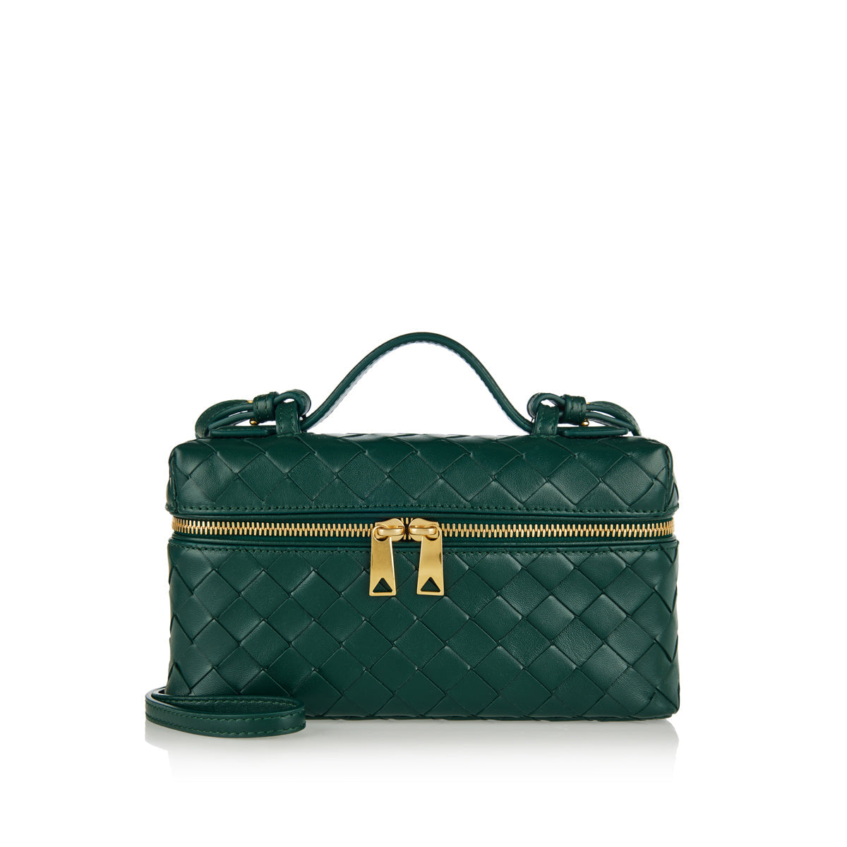 Bang Bang Intrecciato Vanity Case Bottega veneta – Гарантія оригінальності – боковий вид