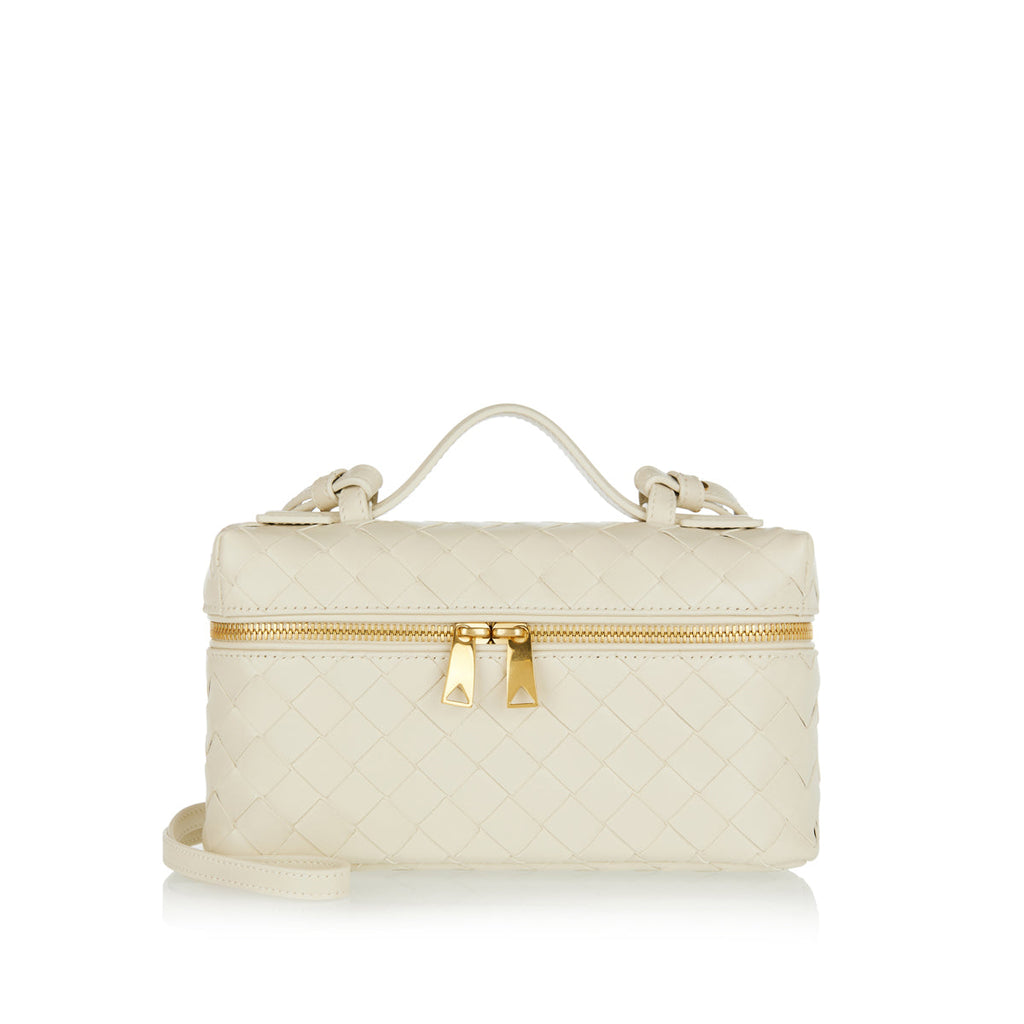 Bang Bang Intrecciato Vanity Case Bottega veneta – Гарантія оригінальності – боковий вид