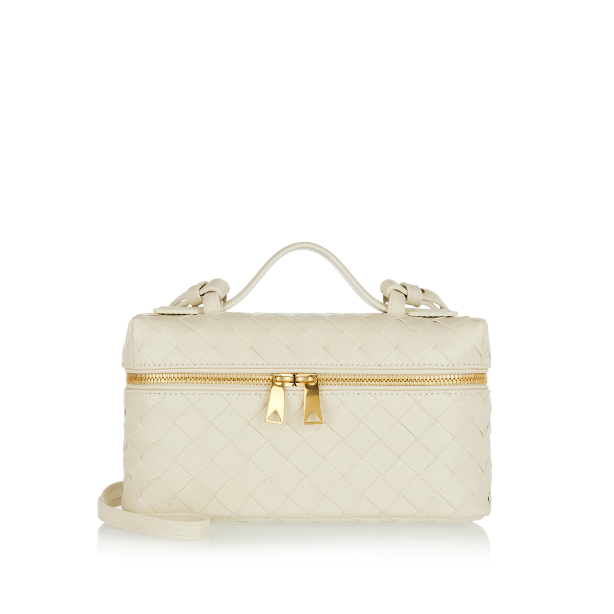 Bang Bang Intrecciato Vanity Case Bottega veneta – Гарантія оригінальності – боковий вид