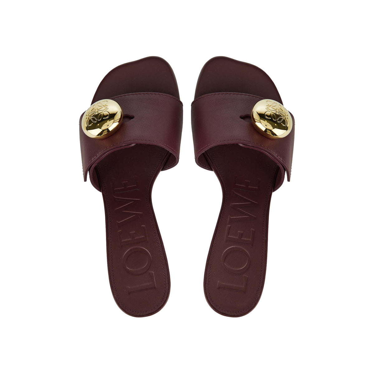 Оригінальна Pebble Leather Mules Loewe – збільшений вид