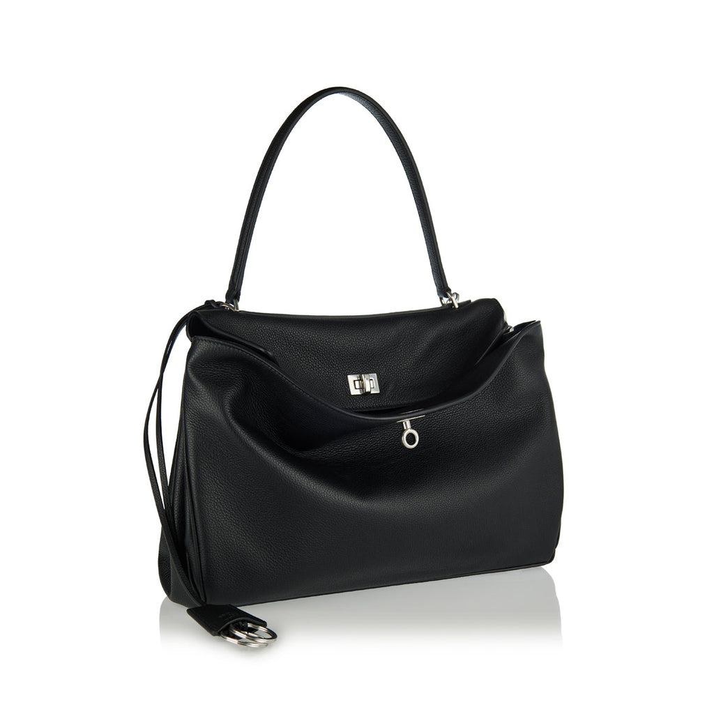 Rodeo Medium Leather Handbag Balenciaga оригінал – Купити в Україні – вид ззаду