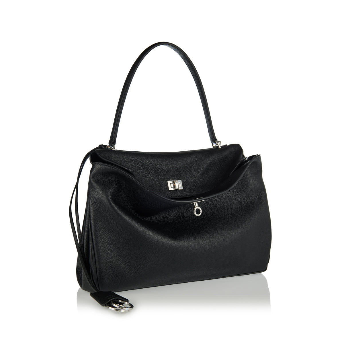 Rodeo Medium Leather Handbag Balenciaga оригінал – Купити в Україні – вид ззаду